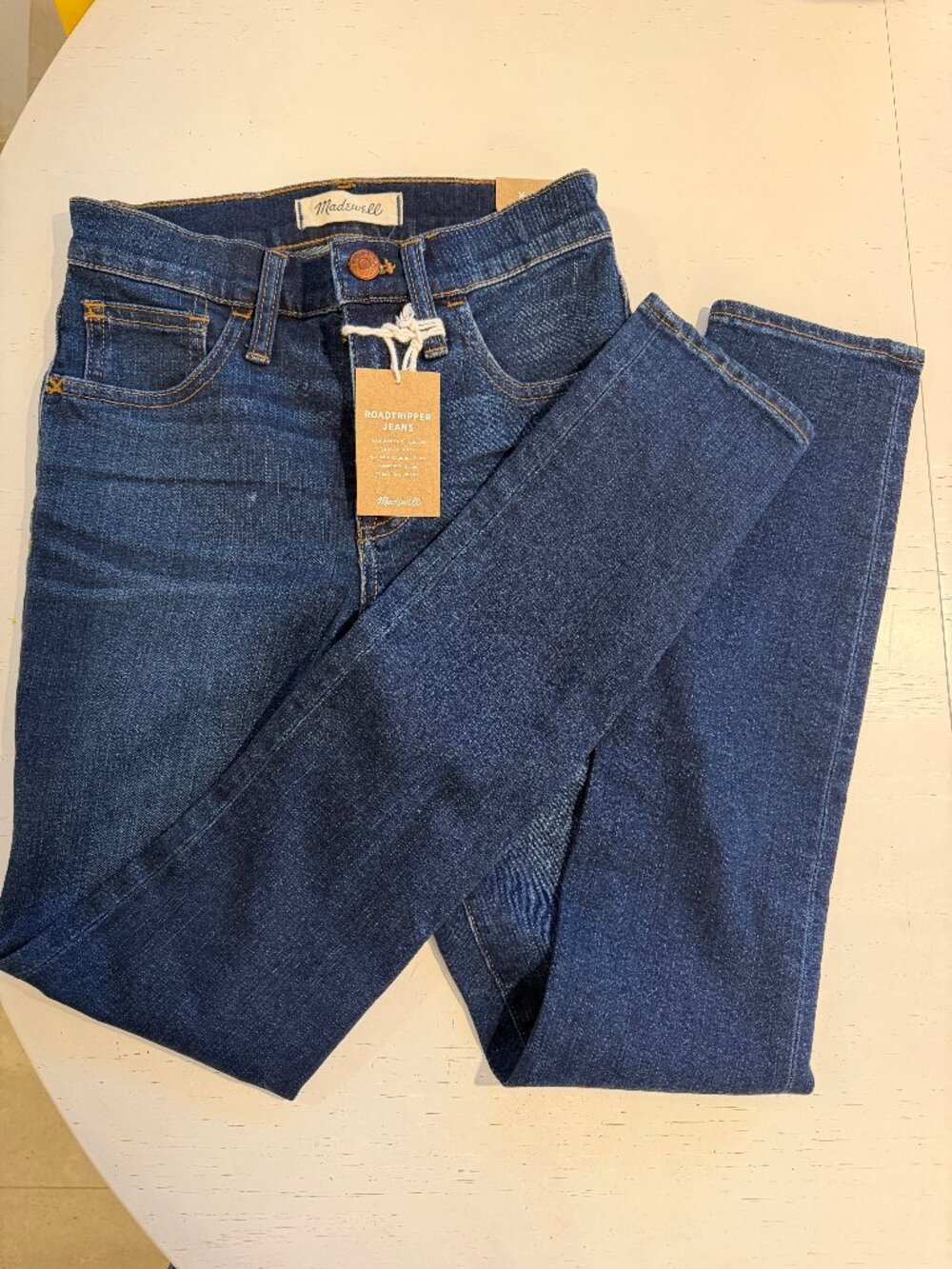 NWT Madewell Roadtripper Dark Wash Jeans Size 23